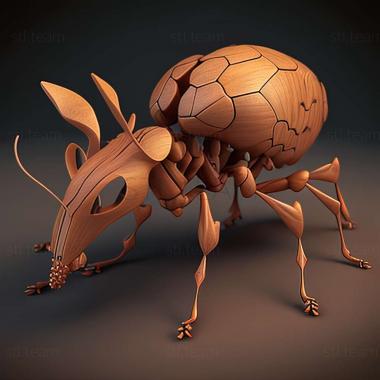 3D модель Pheidole pallidula (STL)